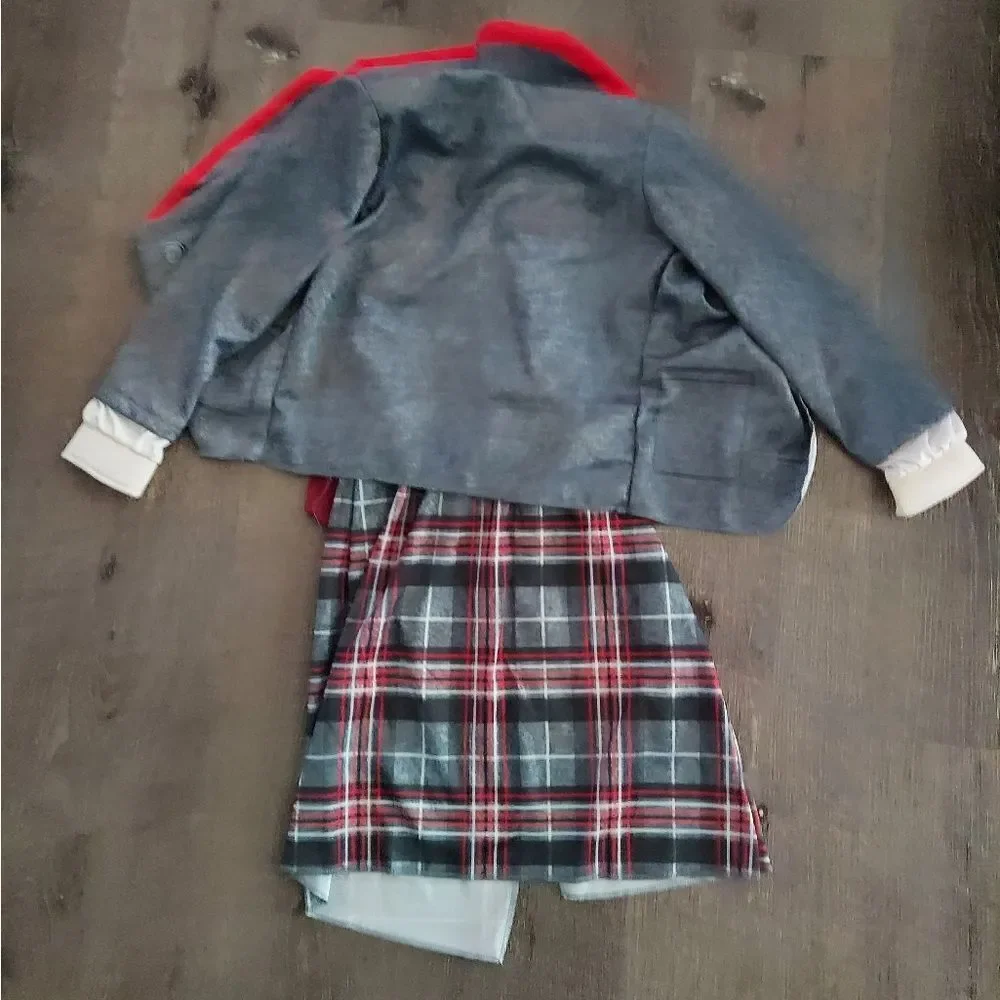 Beetlejuice Astrid Halloween Costume Cosplay Girls Small 6 Dress Schoolgirl